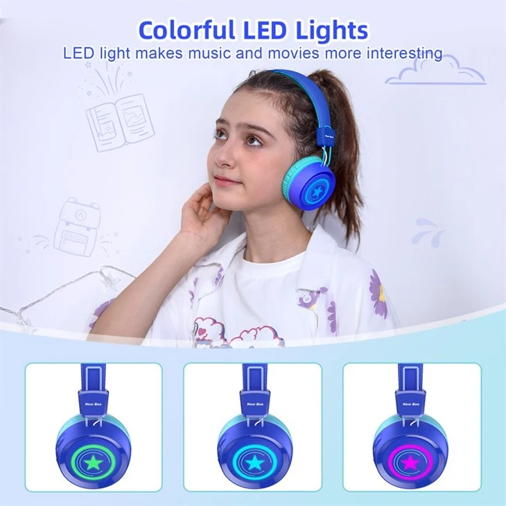 RGB Wireless Headphones For Kids