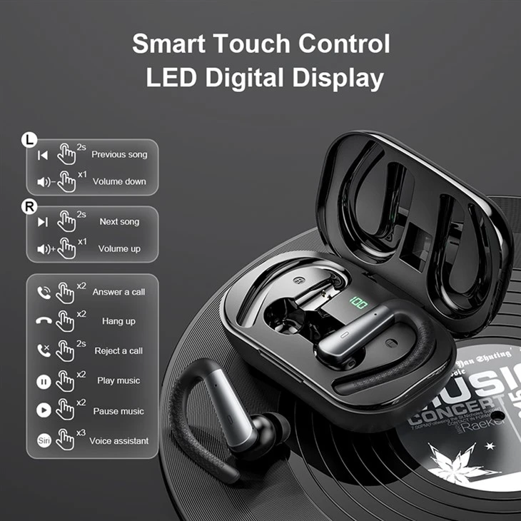 earbuds with ear hooks