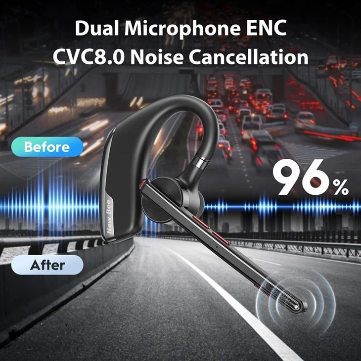 Wireless Headset With Charging Case