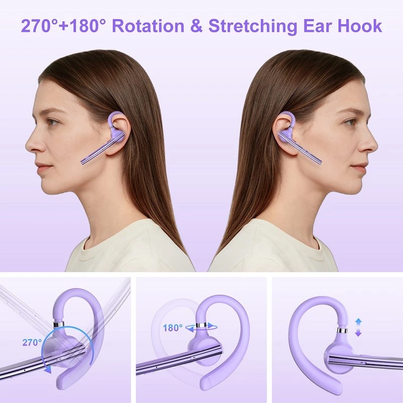 bluetooth headphones single ear
