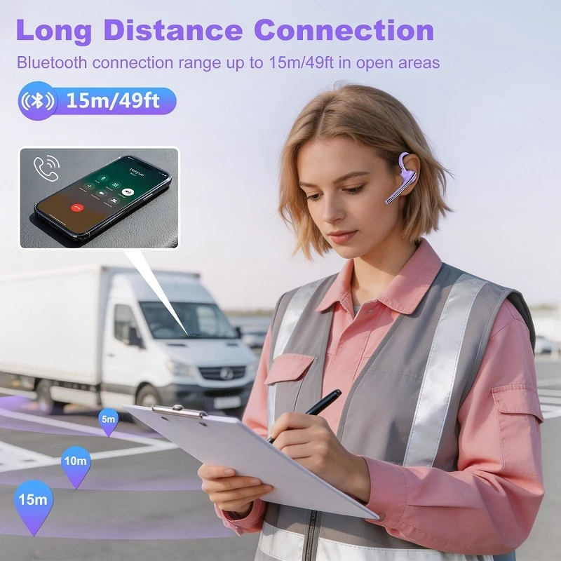 single ear bluetooth with mic