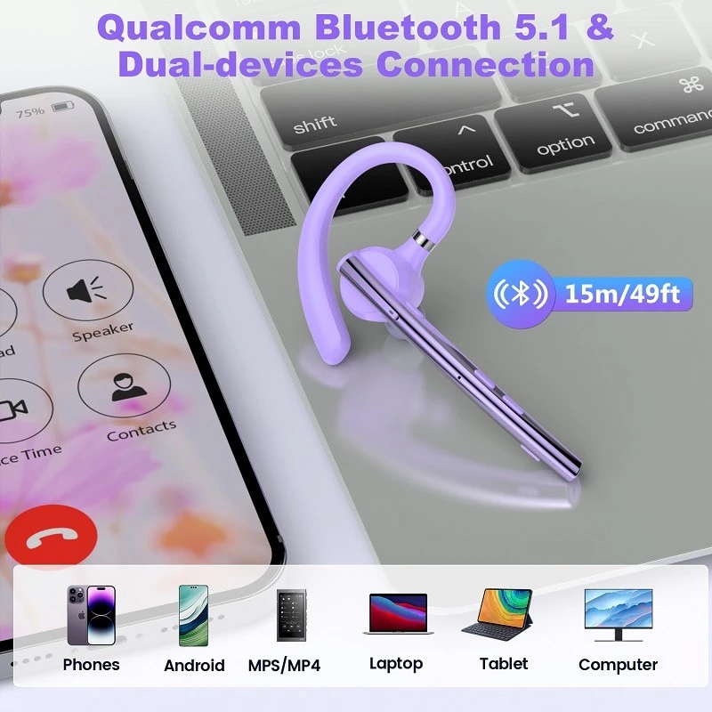 wireless bluetooth earpiece for android